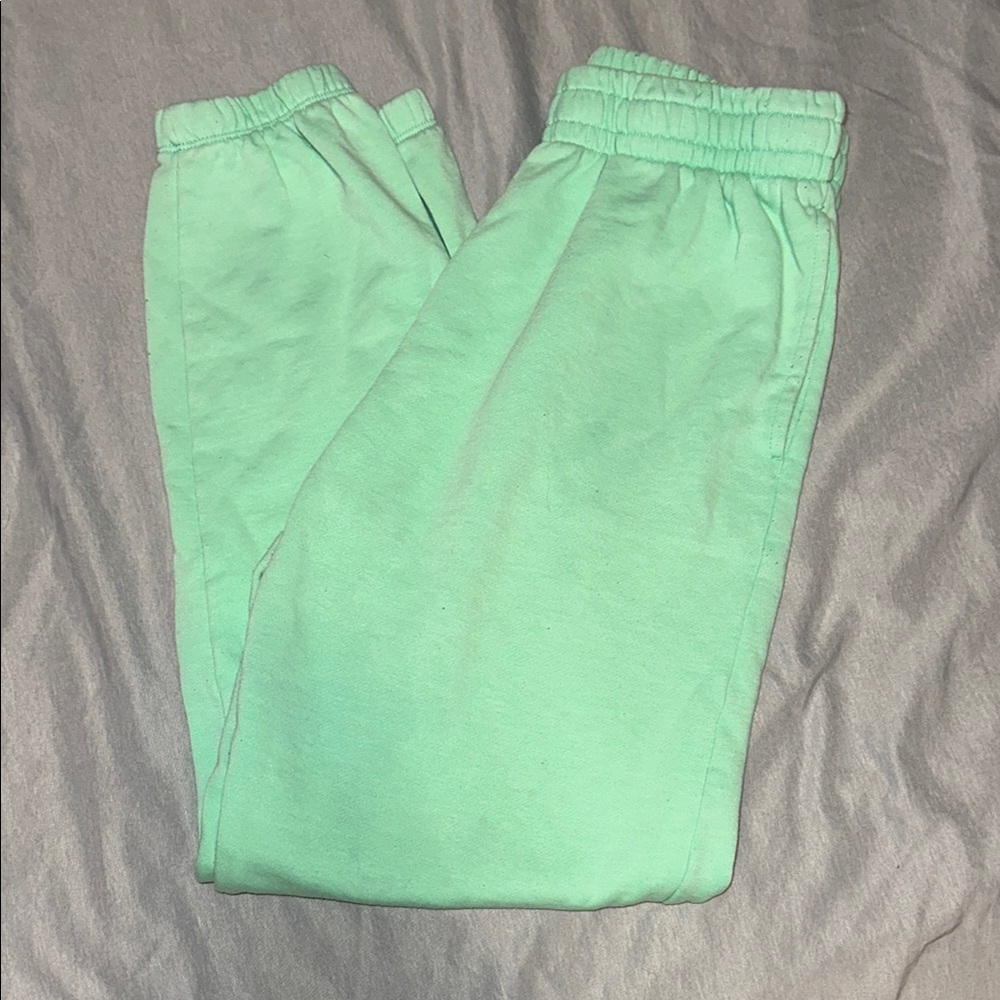 Garage Mint Green Sweatpants Relaxed Fit